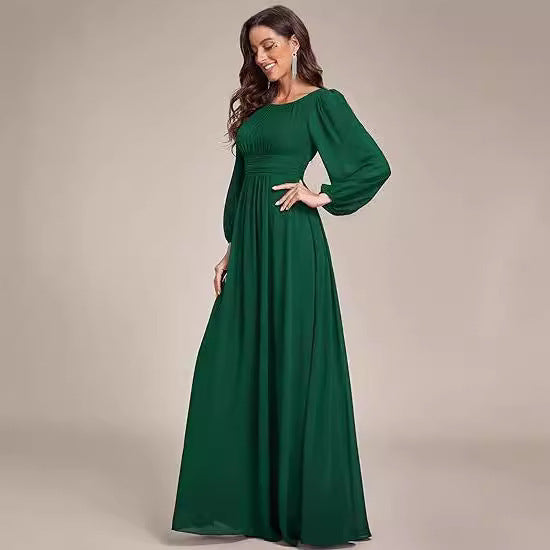 LIUBA Long Chiffon Evening Dress