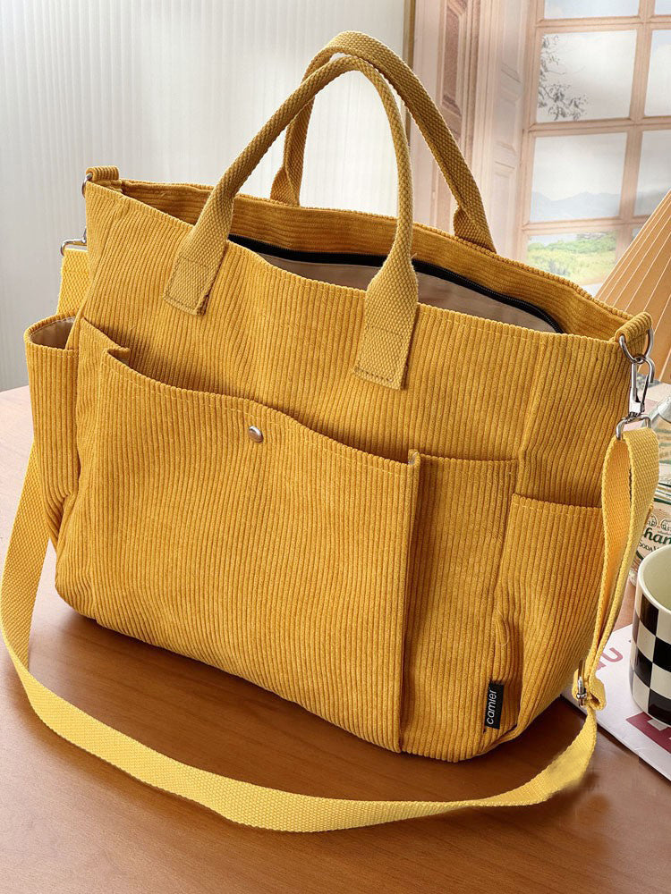 Corduroy Shoulder Bag