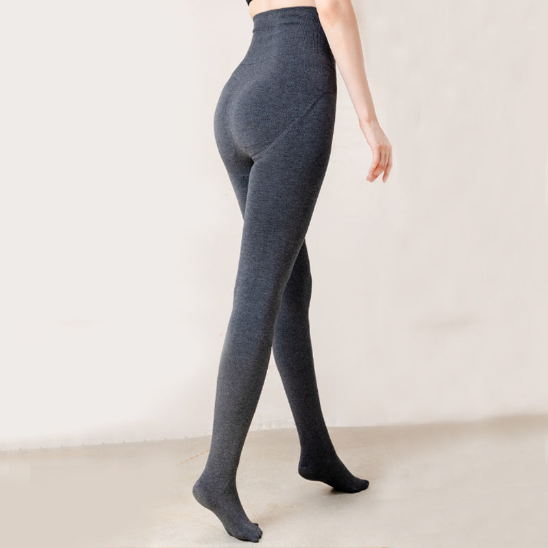 High Waist Leggings With Sock Warm and Thin