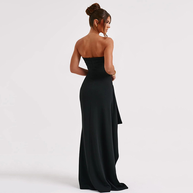 LIUBA Strapless Split Long Dress