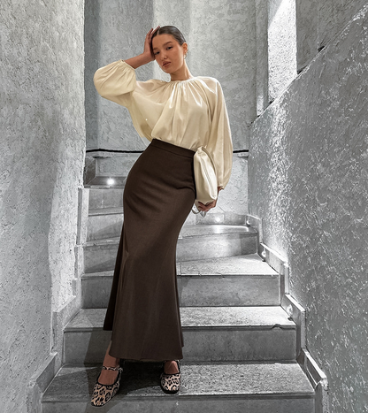 LIUBA Elegant Fishtail Suit Skirt