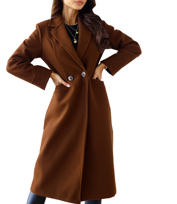 LIUBA Turn-down Collar Coat