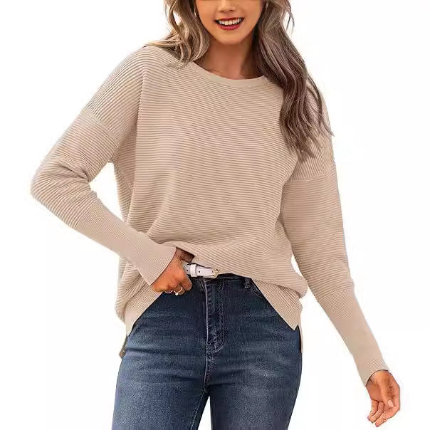 LIUBA Casual Striped Round Neck pullover