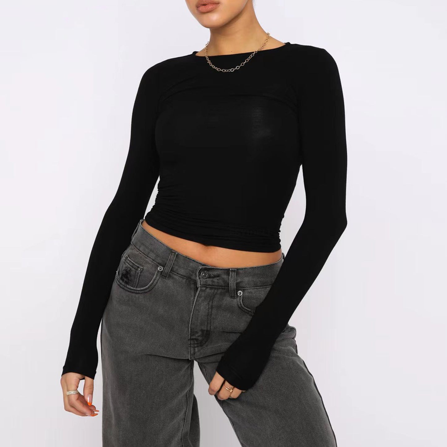 LIUBA Fashion Slim Long-sleeved Pullovers