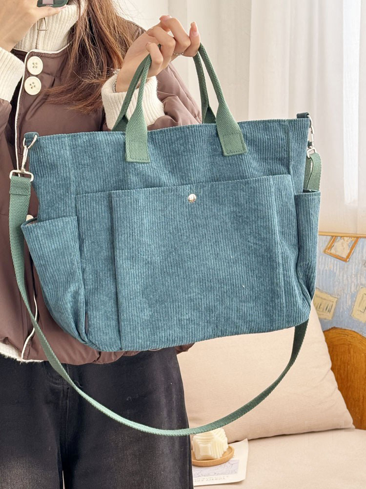 Corduroy Shoulder Bag