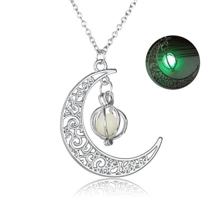 LIUBA Moon Natural Glowing Stone Pendant