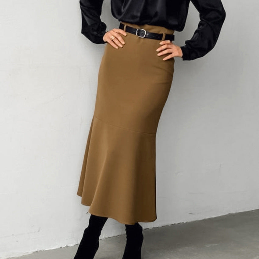 LIUBA Retro French Fishtail Skirt