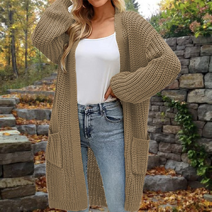 LIUBA Loose Lantern Sleeve Sweater Cardigan