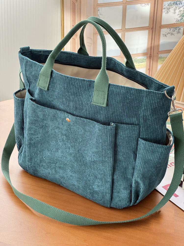 Corduroy Shoulder Bag