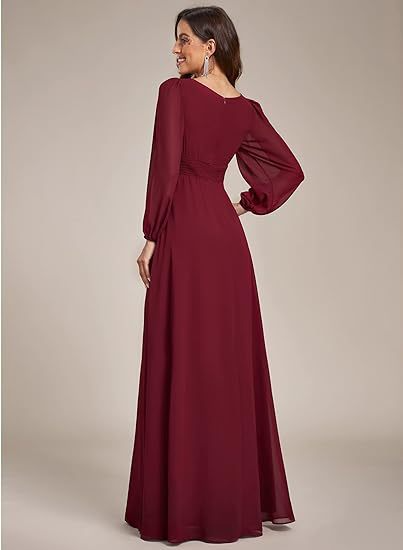 LIUBA Long Chiffon Evening Dress