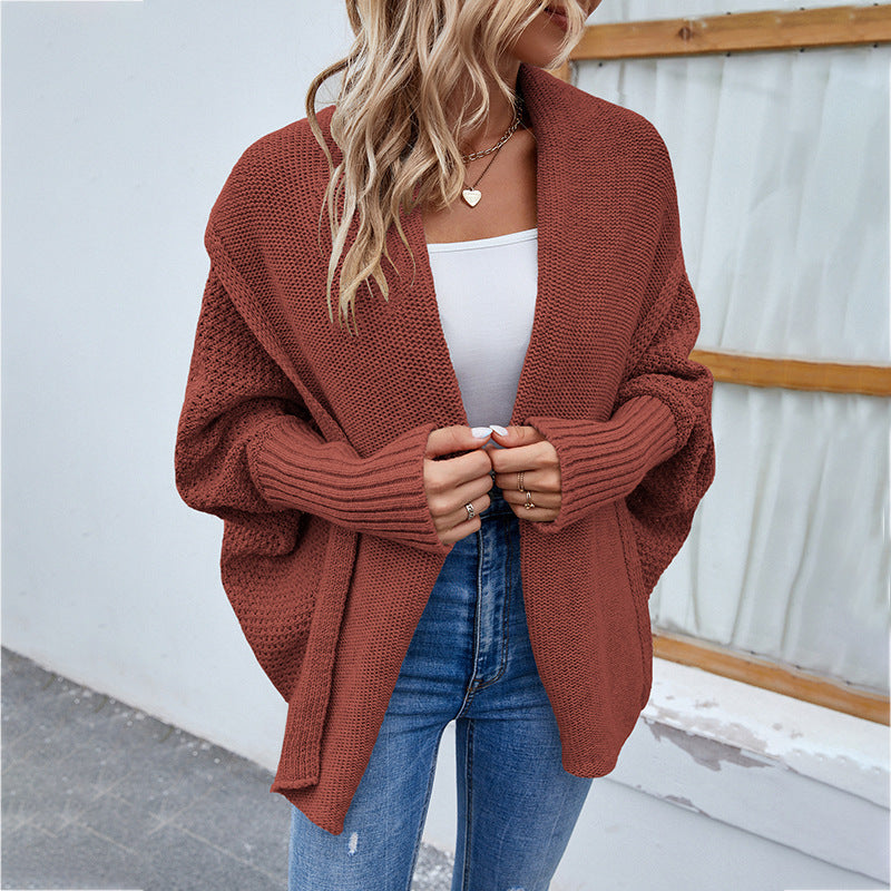 LIUBA Bat Sleeve Lapel Cardigan