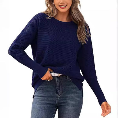 LIUBA Casual Striped Round Neck pullover