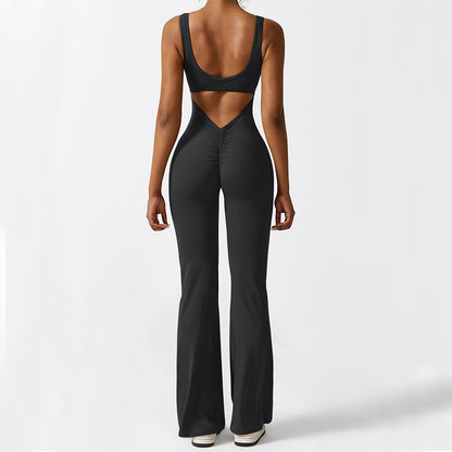 LIUBA  Sleeveless Flare Jumpsuit