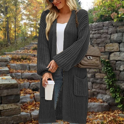 LIUBA Loose Lantern Sleeve Sweater Cardigan