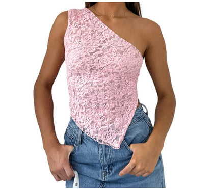 LIUBA Lace Backless Top