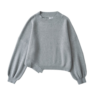 LIUBA Leisure Slant-shoulder Loose Sweater