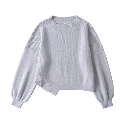 LIUBA Leisure Slant-shoulder Loose Sweater