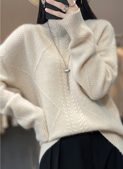 Thickened Half-high Collar Knitted Soft