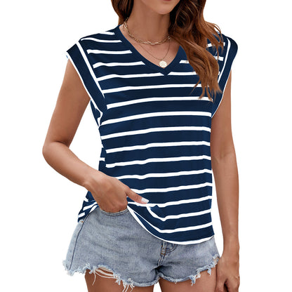 Fashion Stripe Print T-Shirt