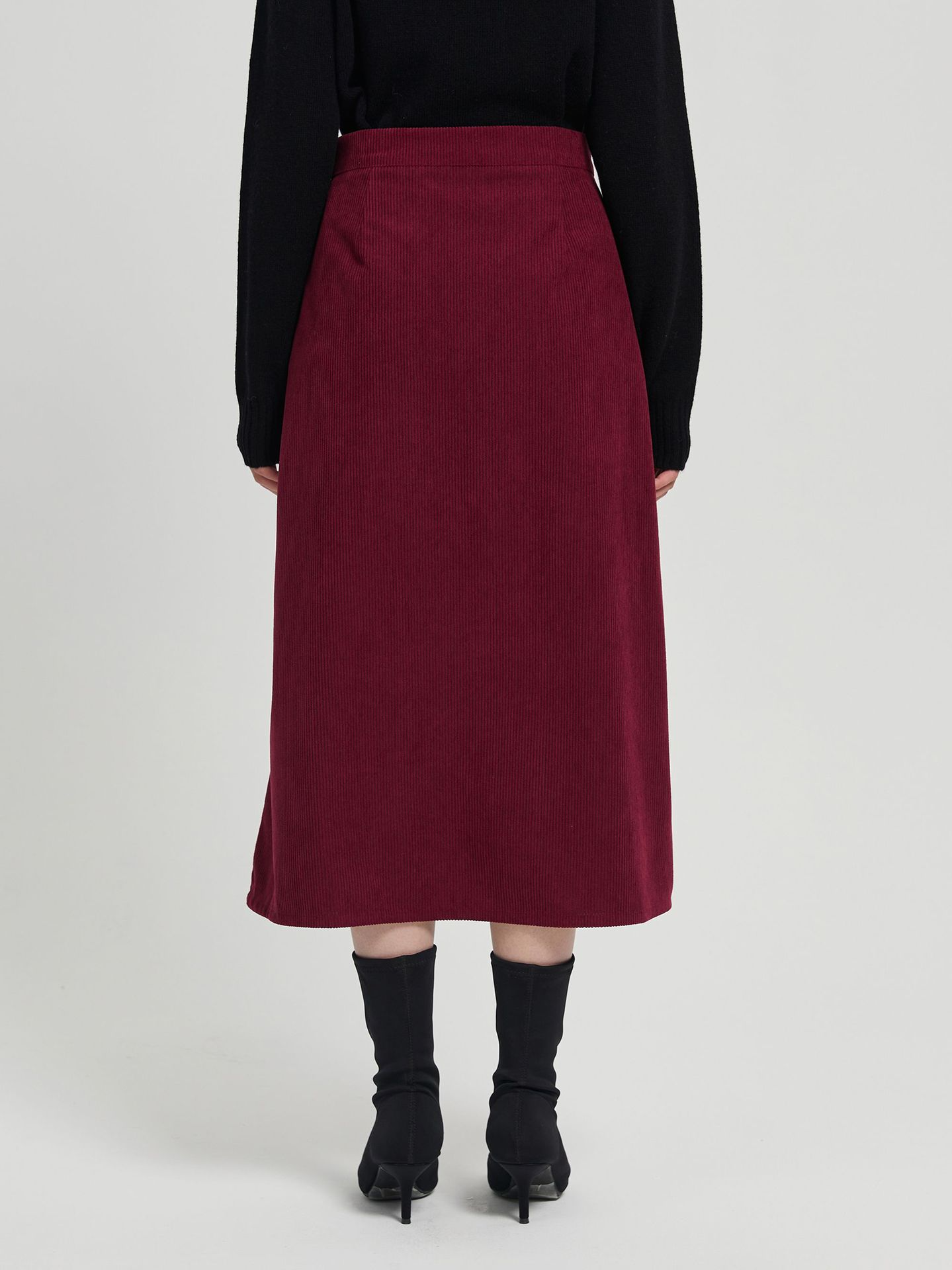 LIUBA Corduroy Skirt High Waist