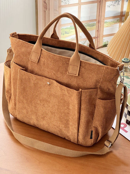 Corduroy Shoulder Bag