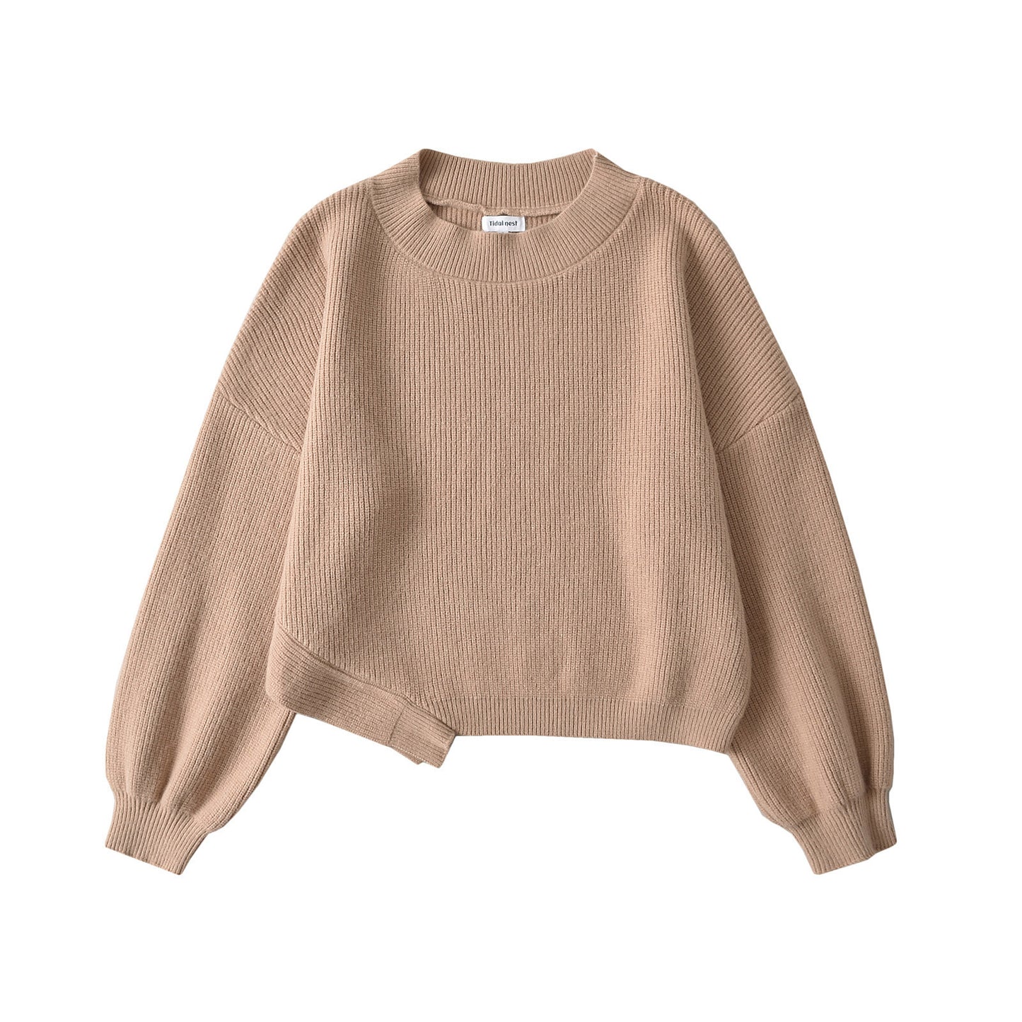 LIUBA Leisure Slant-shoulder Loose Sweater